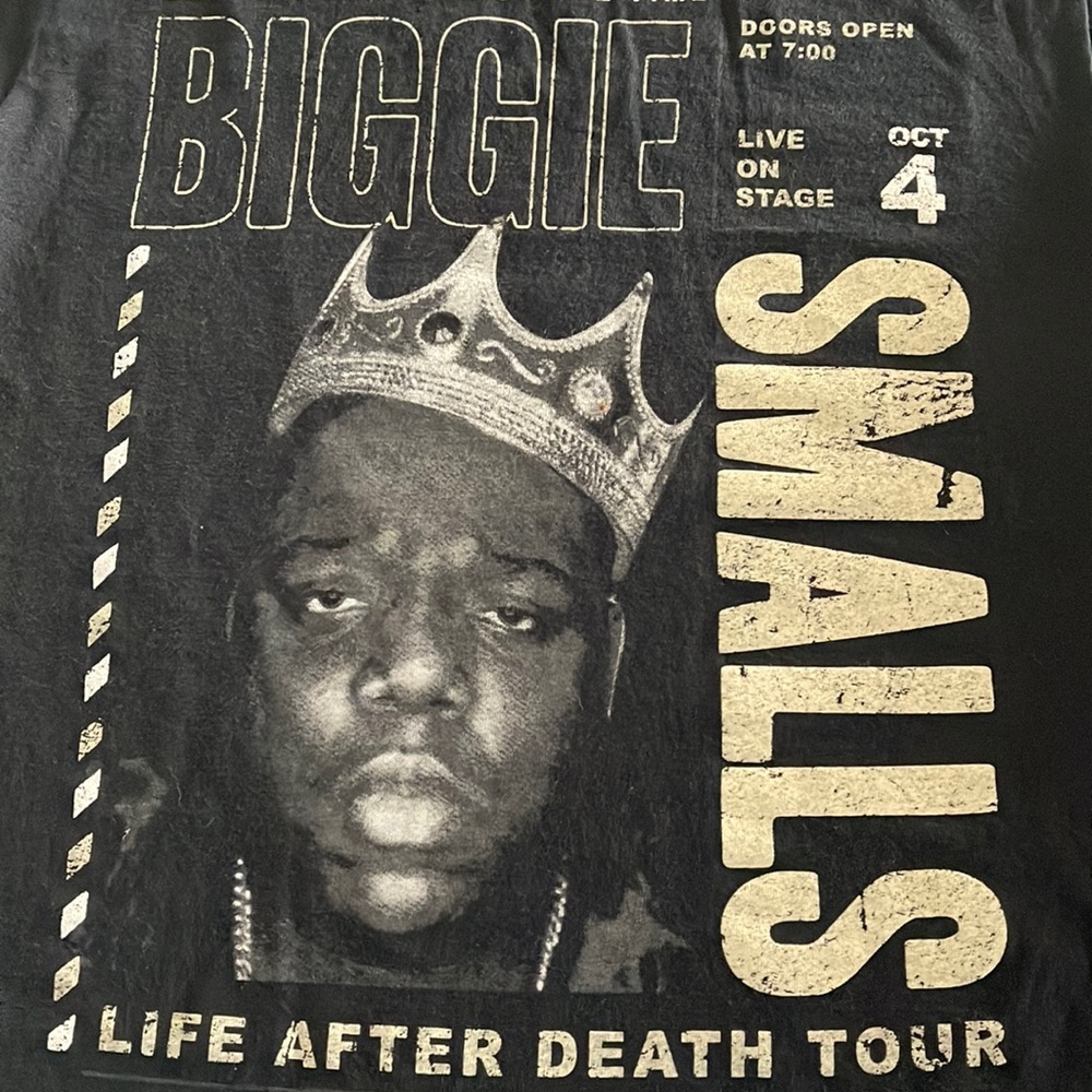 Vintage inspired Biggie Smalls t shirt